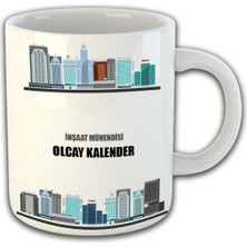 Ejoya Kişiye Özel Inşaat Mühendisi Temalı Kupa Bardak 81454
