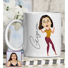 Ejoya Kişiye Özel Karikatür Tasarım Kupa Bardak 95702