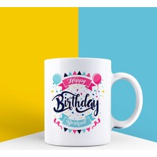 Ejoya Kişiye Özel Happy Birthday Kupa Bardak 85732