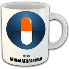 Ejoya Kişiye Özel Eczacı Temalı Kupa Bardak 81463
