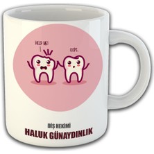 Ejoya Kişiye Özel Diş Hekimi Temalı Kupa Bardak 81467