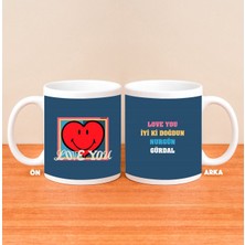 Ejoya Kişiye Özel Smiley Love Kupa Bardak 80193