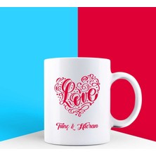Ejoya Kişiye Özel Love Kupa Bardak 85836