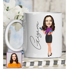 Ejoya Kişiye Özel Karikatür Tasarım Kupa Bardak 95775