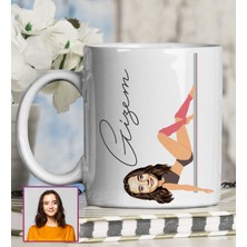 Ejoya Kişiye Özel Karikatür Tasarım Kupa Bardak 95650