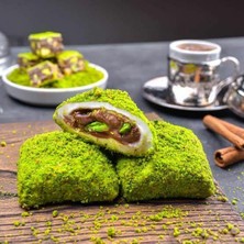 Toz Fıstıklı Çikolatalı Muska Türk Lokumu 300Gr