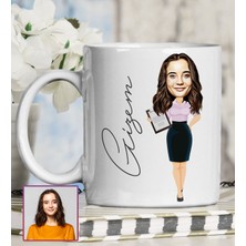 Ejoya Kişiye Özel Karikatür Tasarım Kupa Bardak 95772