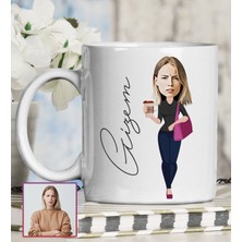 Ejoya Kişiye Özel Karikatür Tasarım Kupa Bardak 95800