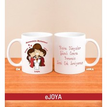 Ejoya Kişiye Özel Annesinin Melekleri Kupa Bardak 79959