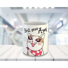 Ejoya Kedi Gözü Ayol Temalı Kupa Bardak 81520