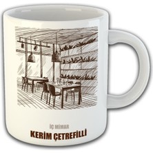 Ejoya Kişiye Özel Iç Mimar Temalı Kupa Bardak 81479