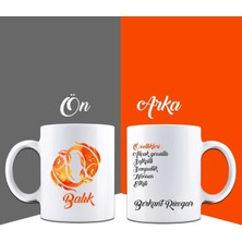 Ejoya Kişiye Özel Balık Burcu Kupa Bardak 85927
