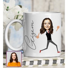 Ejoya Kişiye Özel Karikatür Tasarım Kupa Bardak 95760