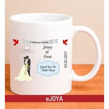 Ejoya Kişiye Özel Yıldönümü Kupa Bardak 80067