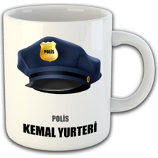 Ejoya Kişiye Özel Polis Temalı Kupa Bardak 81475