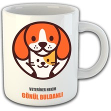 Ejoya Kişiye Özel Veteriner Hekim Temalı Kupa Bardak 81483