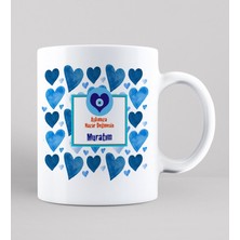 Ejoya Kişiye Özel Aşkımıza Nazar Değmesin Kupa Bardak 80505