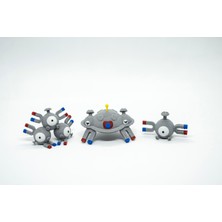 Bloomlab Magnemite - Magneton - Magnezone Pokemon 3D Model Evrim 3lü Tüm Set