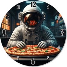 Karizma Tablo Uzaylı Şef Tasarım Duvar Saati