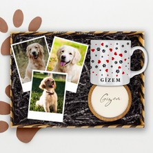 Ejoya Kişiye Özel Tasarım Kupa & Bardak Altlığı & 3'lü Pola Kart Hediye Kutusu 114034