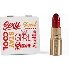 Ejoya Kişiye Özel Ayna & Ruj Çakmak Kozmetik Hediye Seti 87863