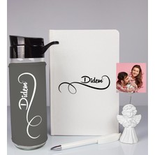Ejoya Kişiye Özel Defter Kalem Matara ve Fotoğraflı Notluk  93556