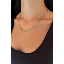 Fiyonk Kuyumculuk 14 Ayar Altın Bismark Zincir 4.40 mm