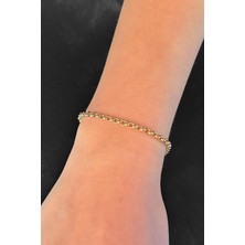 Fiyonk Kuyumculuk 14 Ayar Altın Doch Bileklik 3.50 mm