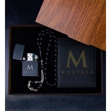 Ejoya Kişiye Özel Cüzdan Çakmak ve Tesbih Erkek  81761