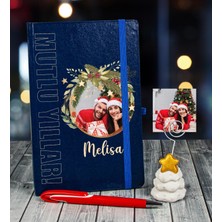 Ejoya Yeni Yıla Özel Defter Kalem ve Fotoğraflı Çam Ağacı Notluk  91100