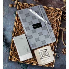 Ejoya Kişiye Özel Defter Kalem & Latte Kupa & Bargello 561 Erkek Parfüm  112632