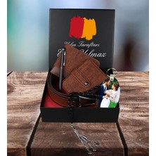 Ejoya Taraftara Özel Cüzdan Kartlık Kemer Tesbih Kalem ve Fotoğraflı Anahtarlık Erkek  94456