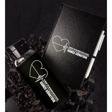 Ejoya Sağlık Çalışanlarına Özel Kişiye Özel Defter Kalem ve Matara  94421