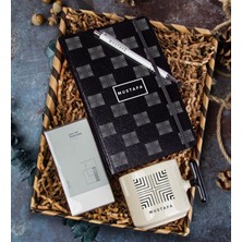 Ejoya Kişiye Özel Defter Kalem & Latte Kupa & Bargello 561 Erkek Parfüm  112634