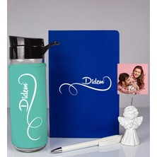Ejoya Kişiye Özel Defter Kalem Matara ve Fotoğraflı Notluk  93550