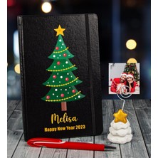 Ejoya Yeni Yıla Özel Defter Kalem ve Fotoğraflı Çam Ağacı Notluk  91105