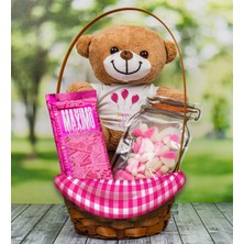 Ejoya Kişiye Özel Iyiki Doğdun Kalp Şekerli Hediye Sepeti 111208