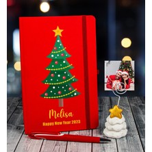 Ejoya Yeni Yıla Özel Defter Kalem ve Fotoğraflı Çam Ağacı Notluk  91103