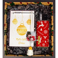 Ejoya Yeni Yıla Özel Defter Kalem Matara ve Fotoğraflı Çam Ağacı Notluk  110659