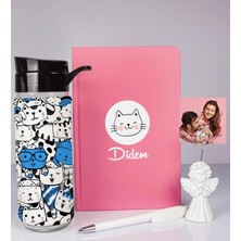 Ejoya Kişiye Özel Defter Kalem Matara ve Fotoğraflı Notluk  93539