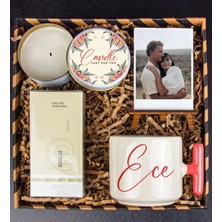 Ejoya Kişiye Özel Fotoğraflık ve Latte Kupa & Mum & Bargello 122 Kadın Parfüm  112618