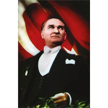 Excel Atatürk Posteri 100X150 cm 5 Adet - 1. Kalite Raşel Kumaş