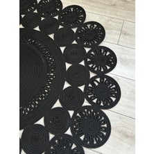 Natura El Dokuma Jüt Bohem Tarz Otantik Salon Oturma Odası Banyo Mutfak Koridor Natural Halı Pamuklu Halı