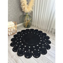 Natura El Dokuma Jüt Bohem Tarz Otantik Salon Oturma Odası Banyo Mutfak Koridor Natural Halı Pamuklu Halı