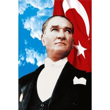 Excel Atatürk Posteri 200X300 cm 1. Kalite Raşel Kumaş