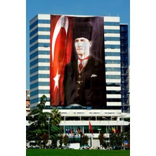 Excel Atatürk Posteri 200X300 cm 1. Kalite Raşel Kumaş