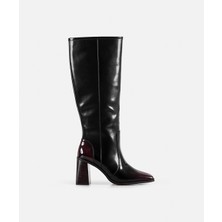 Blok topuklu kare burun çizme IW6240035005001