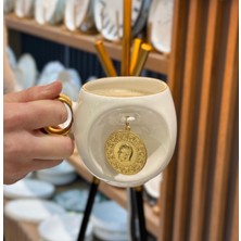 Onedekor Tekli Lüks Altın Kupa