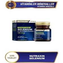 Nutraxin Selenium - Selenyum 100 Mcg 100 Tablet + Yüz Temizleme Jeli 100 ml