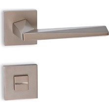 Soho Pyramid Serisi Kapı Kolu Seti Köşeli Rozetli